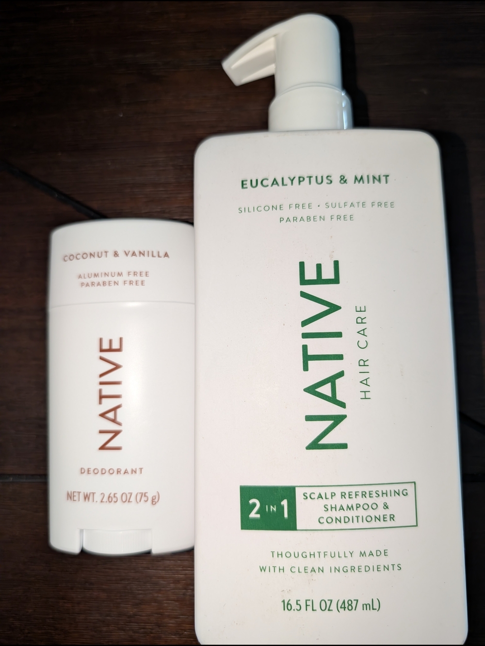 Native Shampoo & Conditioner And Deodorant Bundle